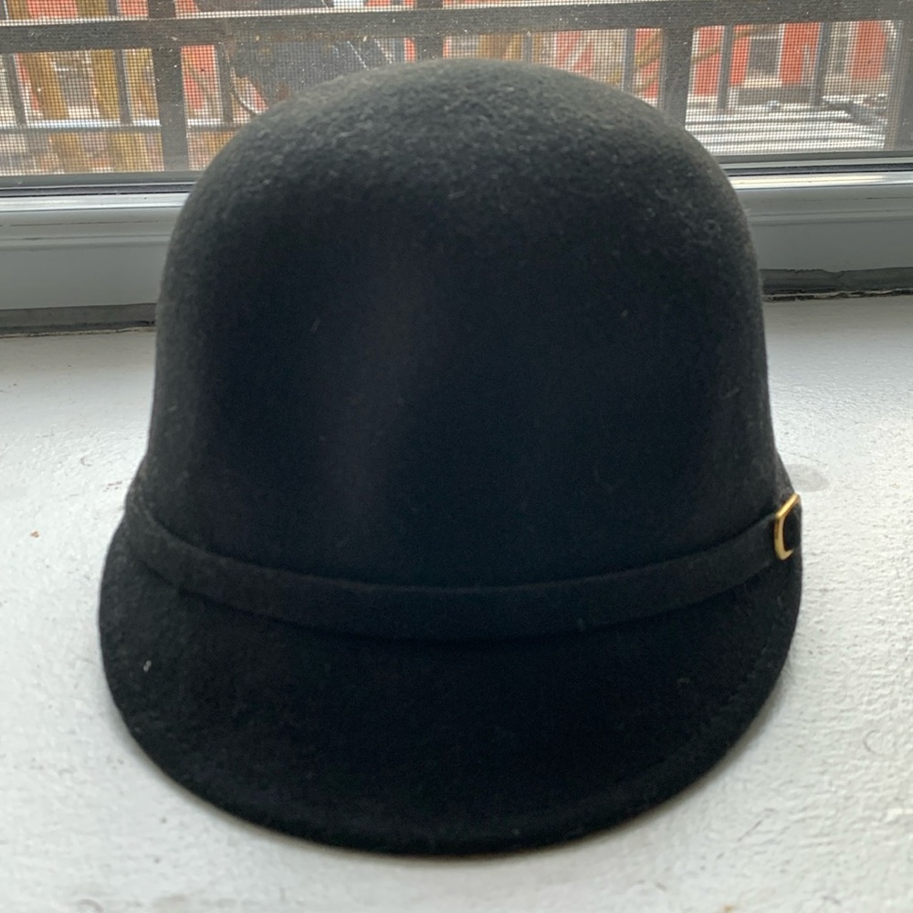 Black wool winter Hat